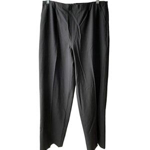 NWT Susan Bristol Wool Blend Fundamentals Black Slacks Women 8 Style 1645850
